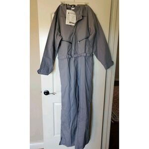Topps Men's Overalls Sz 2XL Squad Suit Public Safety Apparel Gray 1708 Not FR